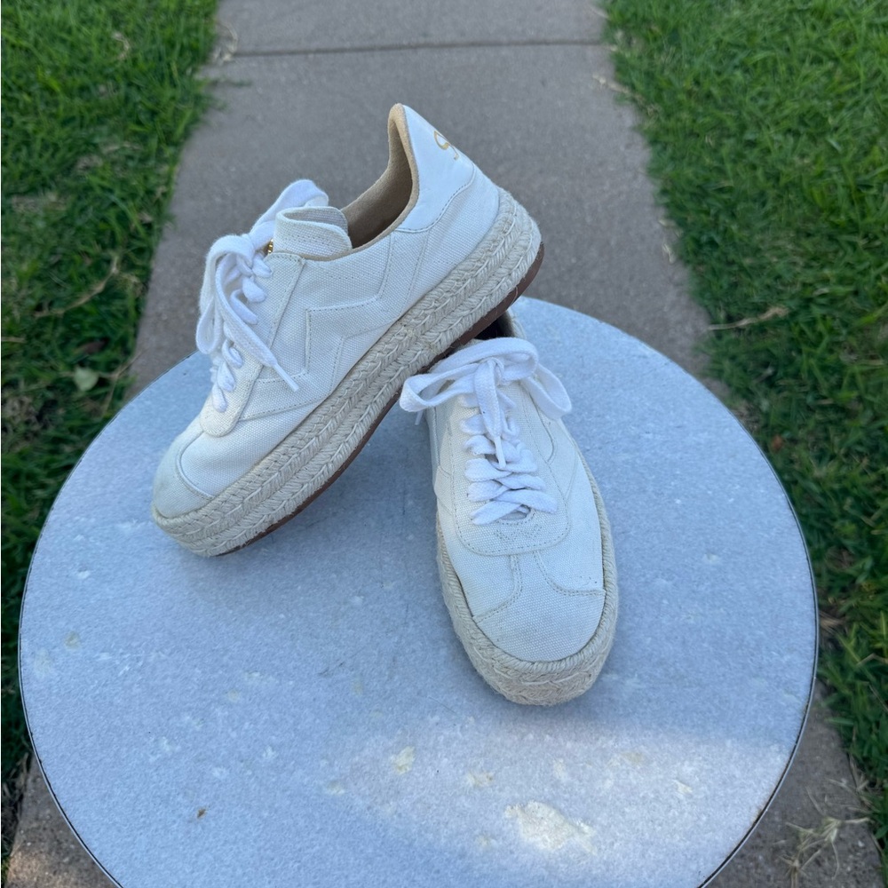 Stuart Weitzman White Casual Sneakers